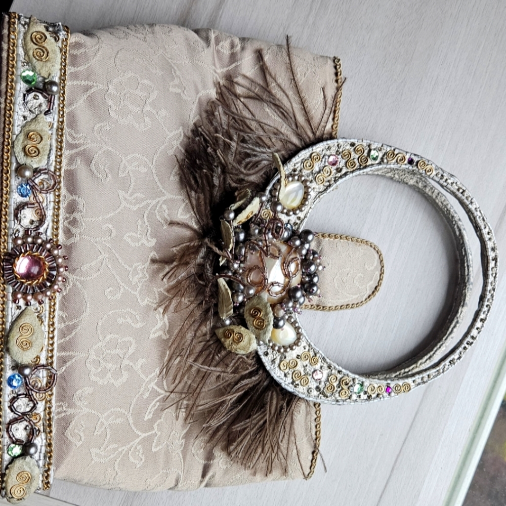 Mary Frances Vintage Beaded Handbag
